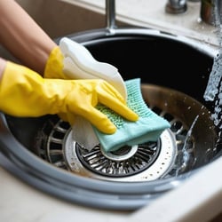 Cleaning garbage disposal