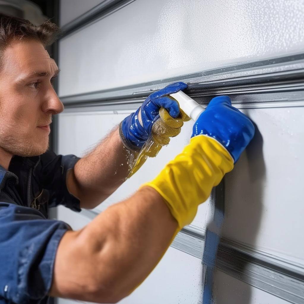 Lubricating your garage door