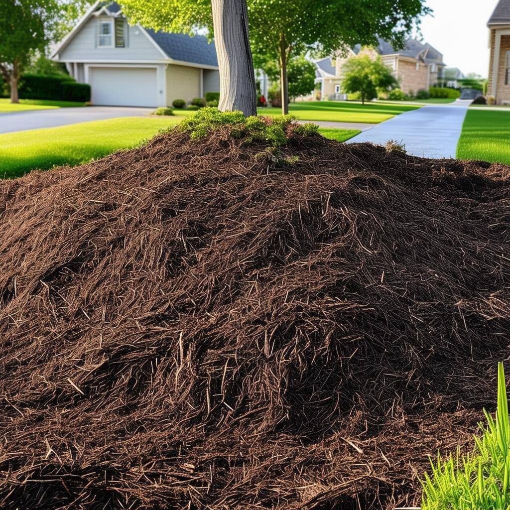 Mulching landscape