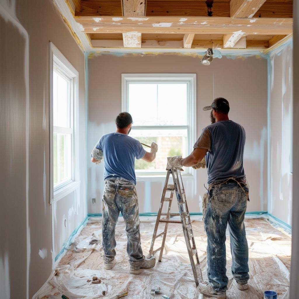 Painting a house inside