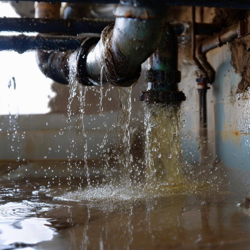 busted pipe water