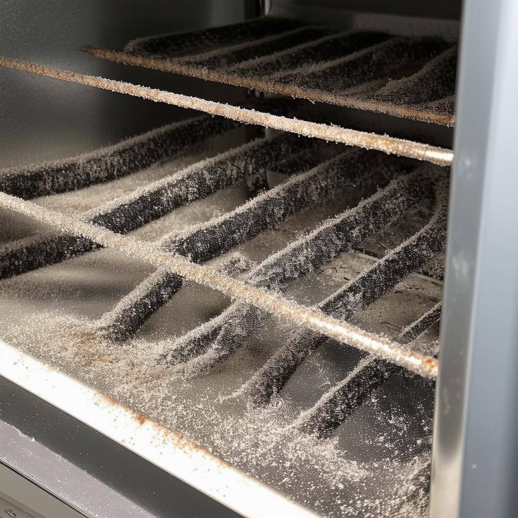 dusty fridge coils