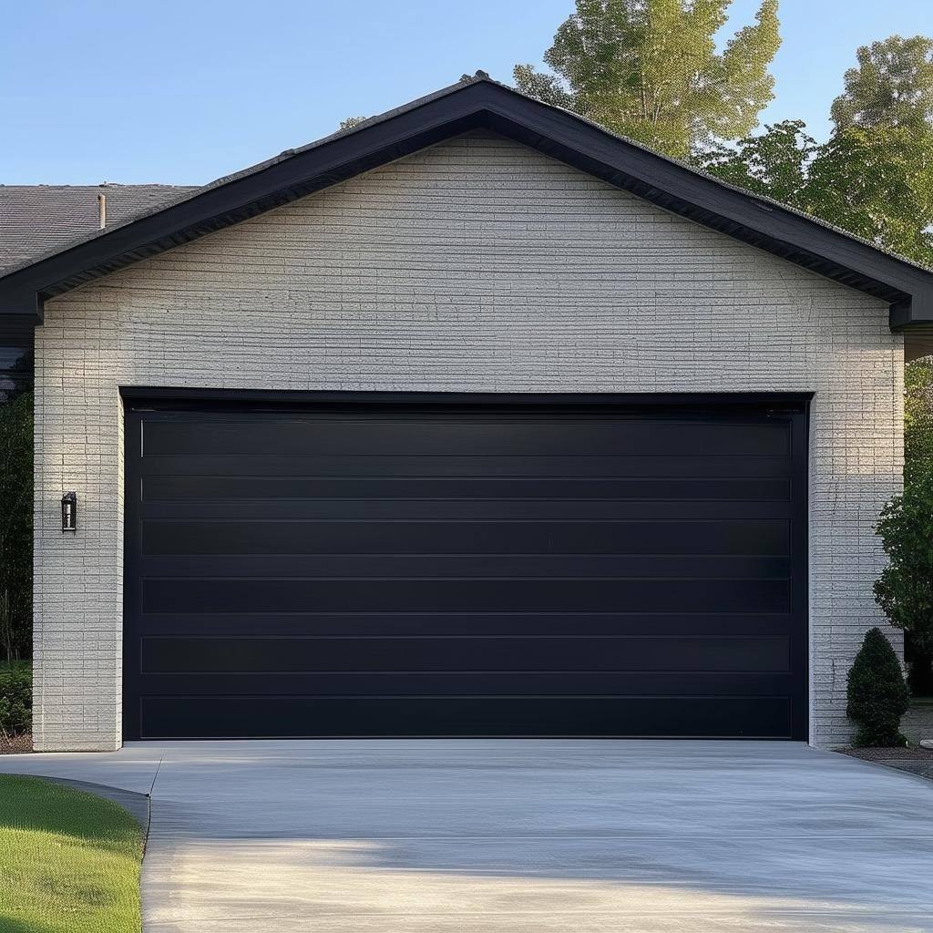 garage door dark color